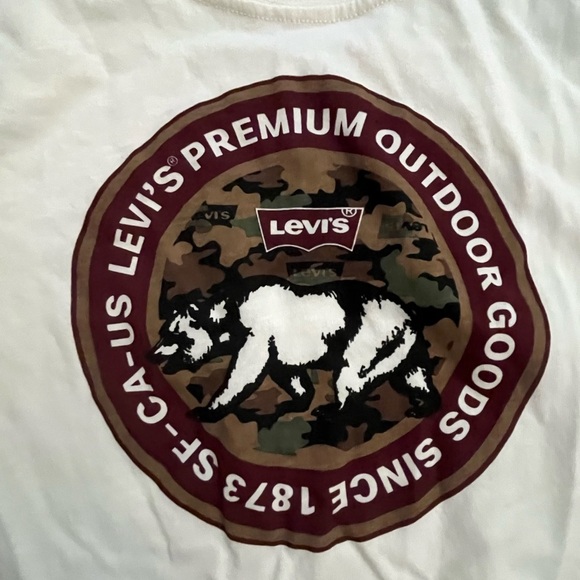 Levi Camo Tee Shirt Youth 10/12 - Picture 3 of 4